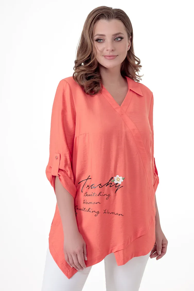 Bluzka Elite Moda #5070 losos