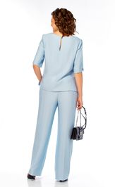 Костюм Ольга Стиль С1022 голубой