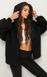 Bluza Z Kapturem Pirs 6483 chernyj