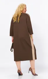Sukienka Milora 1498 shokolad