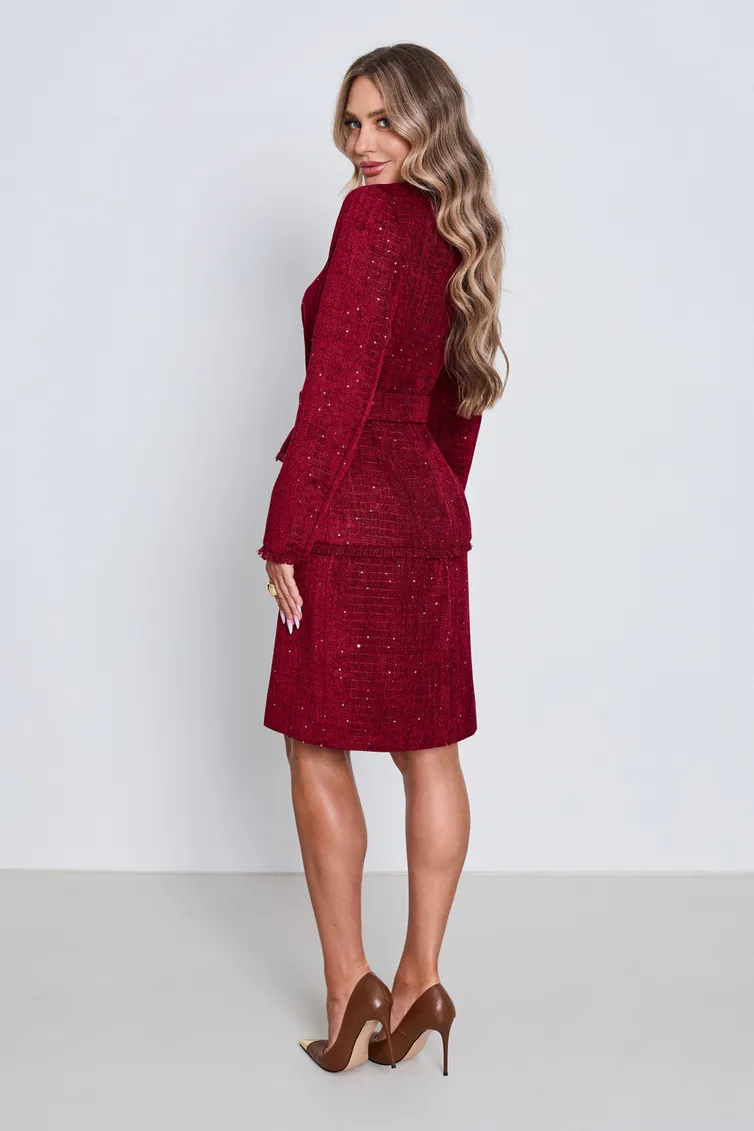 Garnitur Golden Valley #6797 bordovyj