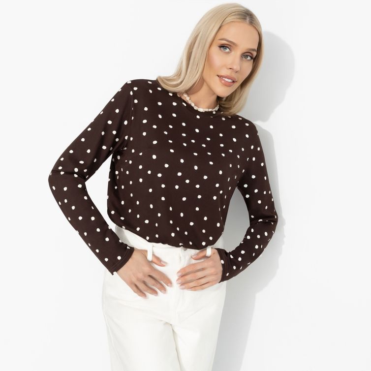 Лонгслив CHARUTTI арт. Личный стандарт (какао)