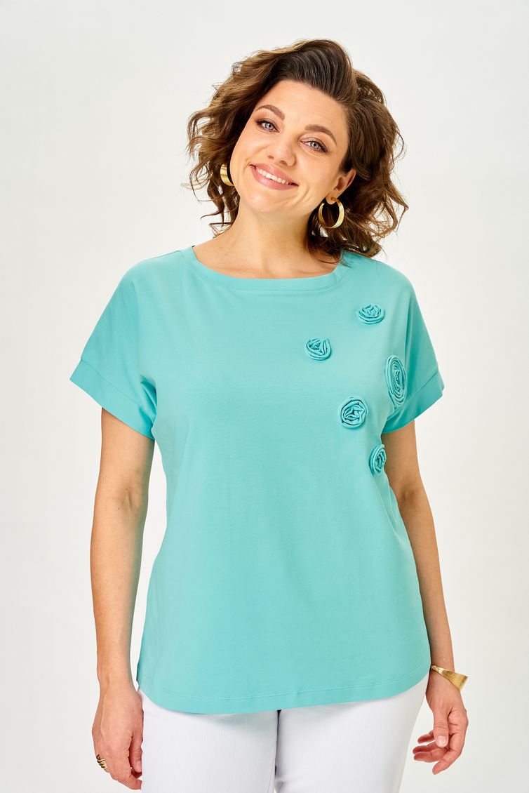 Блузон Rumoda арт. 2288 бирюзовый