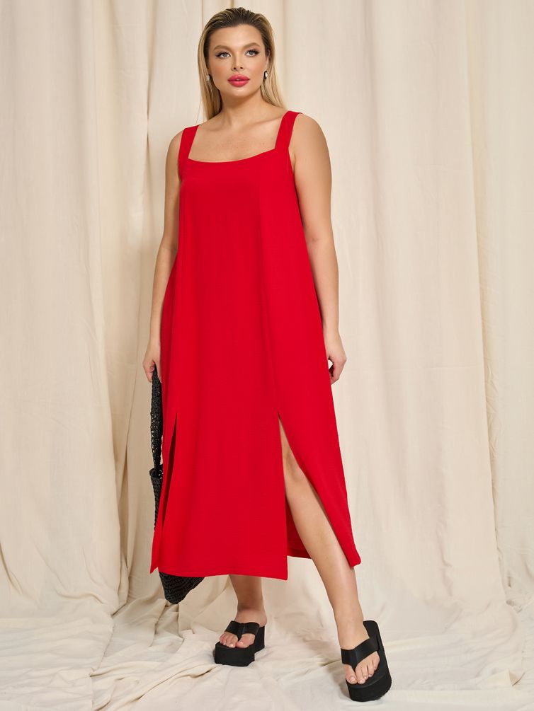 Платье DORA plus арт. 0332-1c красный