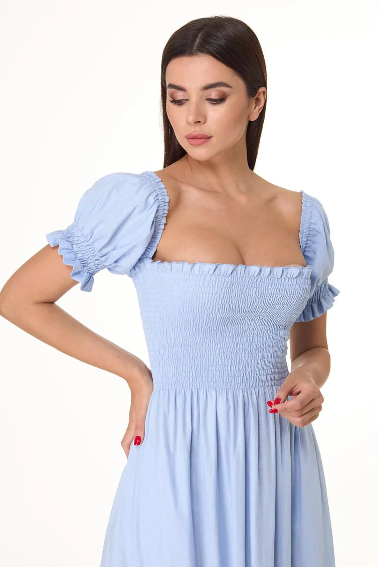 Платье Anelli Laurel арт. 1032 голубой