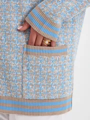 Sweter BONADI #2232 goluboj