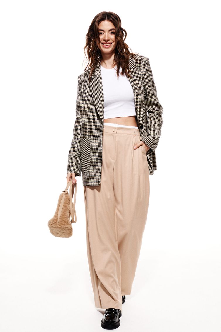 Trousers Elletto Life #2282 bezh