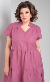 Dress Celentano 5028.1 len malinovyj