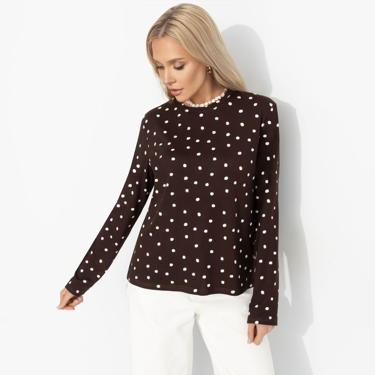 Лонгслив CHARUTTI арт. Личный стандарт (какао)