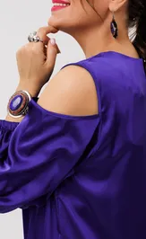 Bluzka Anelli Laurel 1595 indigo