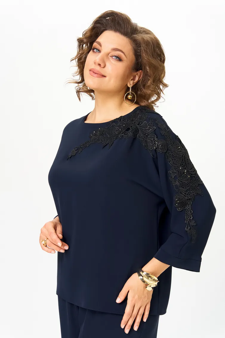 Bluzka Rumoda #2277 dl.r sinij