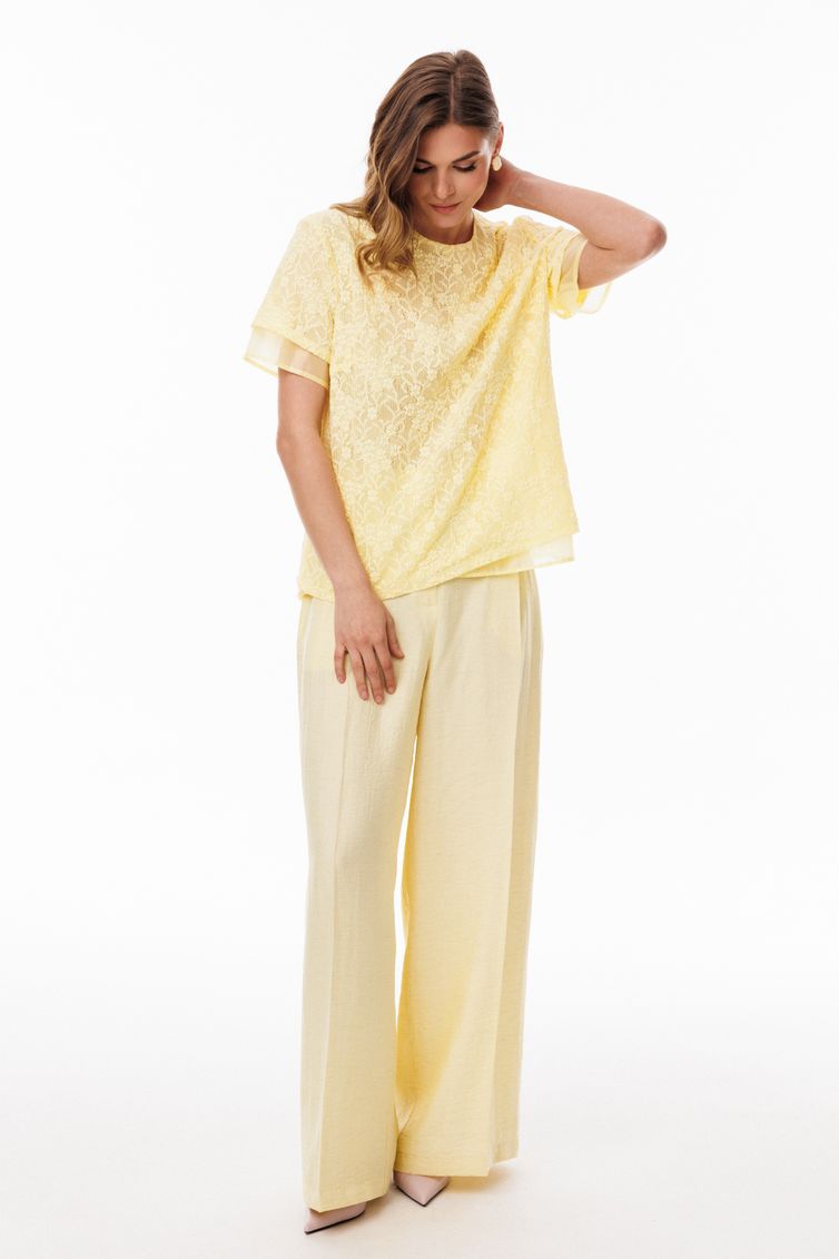 Блузка EOLA арт. 3121 сливочное масло