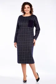 Sukienka Olga Style #S829 temno-sinij