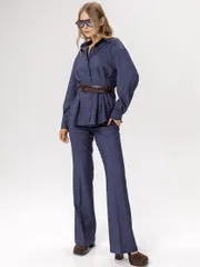 Trousers Pirs #6569 sinij