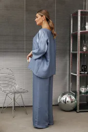 Костюм Anastasia арт. 1228.1 голубой жемчуг