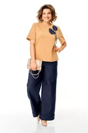 Suit Michel Chic #1368/1 karamel, sinij