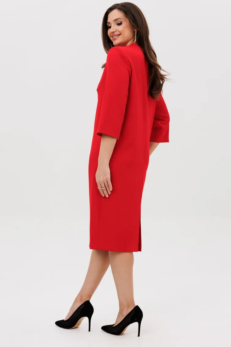 Sukienka Vilena-fashion #1095 krasnyj