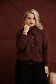 Żakiet Anastasia #1410 bordo