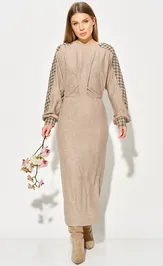 Dress LAIKONY L-774 bezhevyj