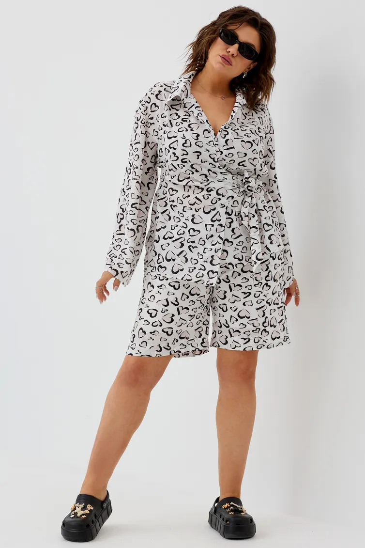 Spodenki BegiModa #8008 serdechnyj print