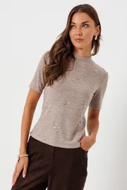 Jumper Lyushe #4460 kapuchino