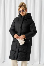 Coat Beautiful & Free #1019 chernyj