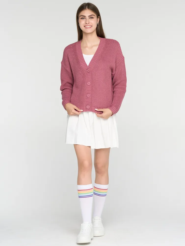 Sweter Newvay #7242-14128 t.pudra