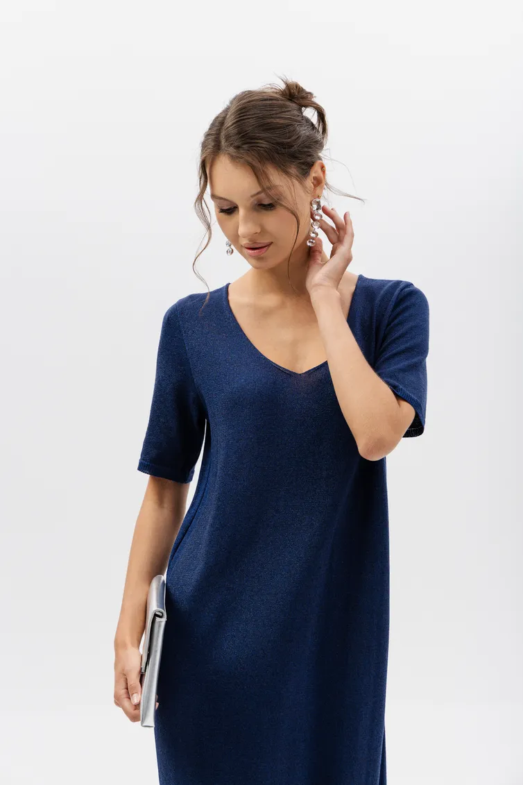 Dress Romgil #RV0408-XM2 indigo, chernyj