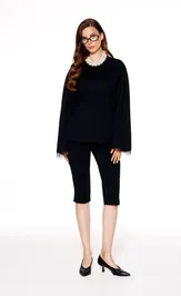 Jumper Elletto Life 13022 chernyj