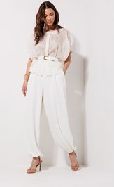 Блузка Люше 4382 молоко