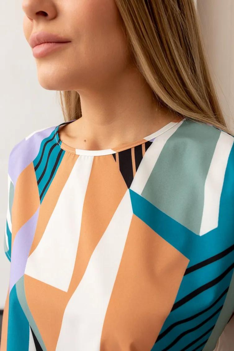 Blouse TOOK A LOOK & Angelika #TB-97-2 geometriya