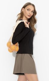 Лонгслив CHARUTTI Громкий тренд (оникс)