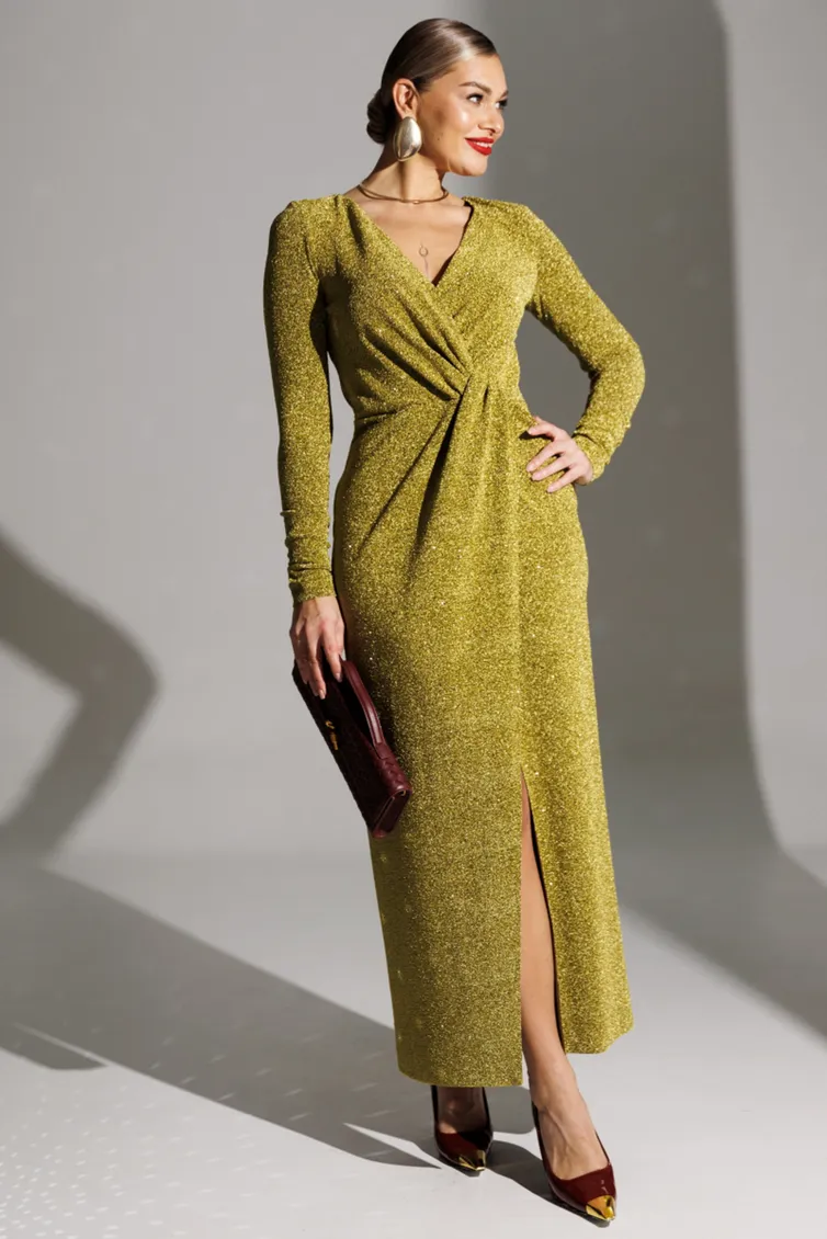 Sukienka Moda Urs #25-2879-zol