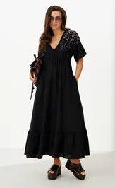Dress PND 89580 chernyj