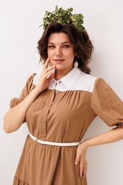 Платье Anelli Laurel арт. 1847 овсяное печенье