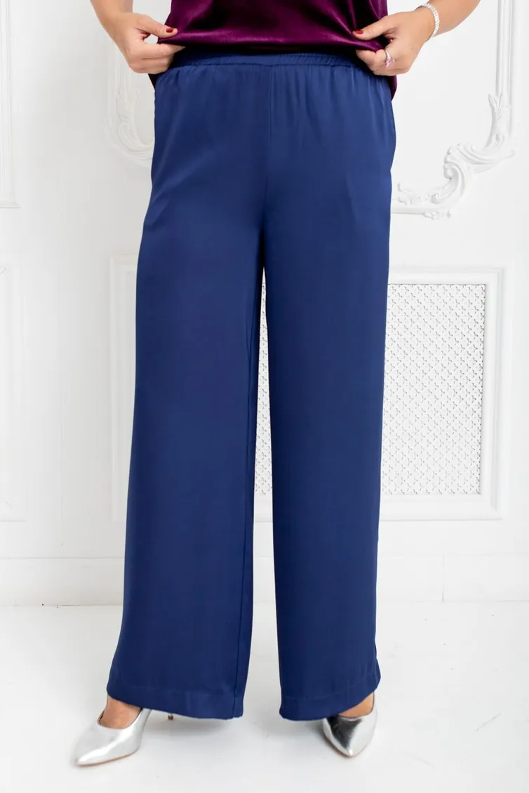 Trousers TOOK A LOOK & Angelika #AB-013-1 sinij pion