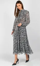 Платье VIZAVI 833 черно-белый