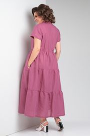 Dress Celentano #5028.1 len malinovyj