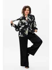 Bluzka Anelli Laurel #1428 chernyj