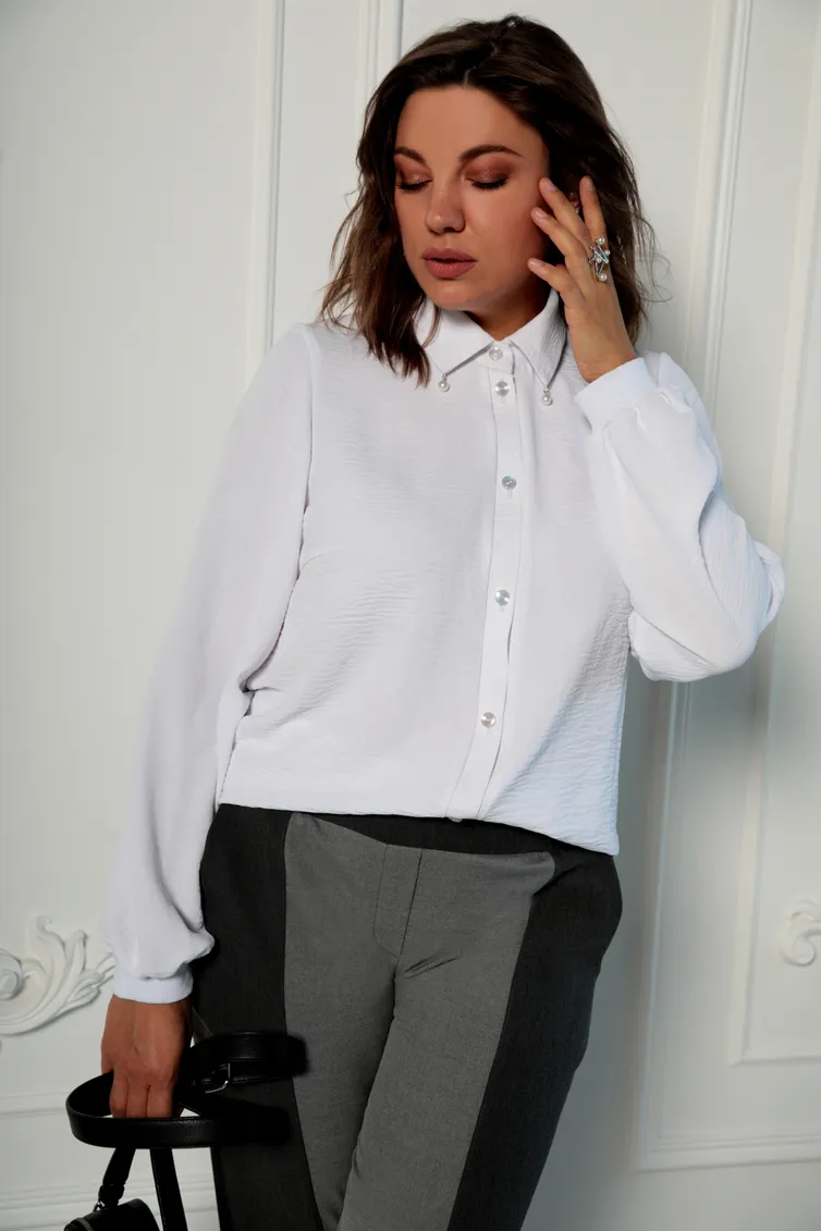 Блуза BegiModa арт. 4047 белый