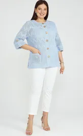 Sweter BONADI 2187 goluboj