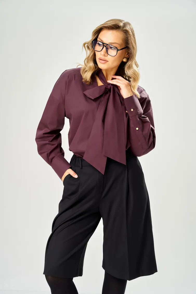Trousers, overalls, shorts Ava fashion #M-236 chernyj