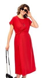 Dress Olga Style #S1019 krasnyj