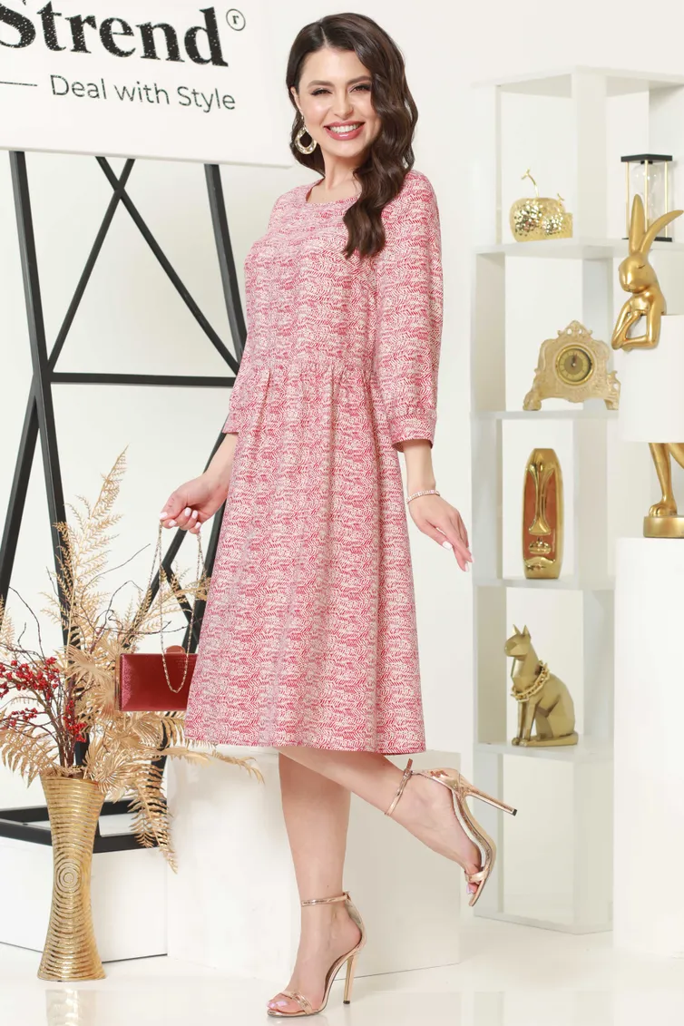 Sukienki DS Trend #P-3012 (Vyglyadet romantichno, trend)