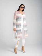 Кардиган BONADI арт. 1285 пудра-серый