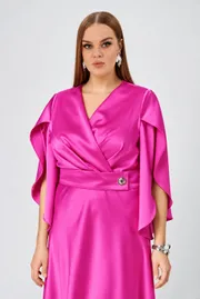 Sukienka Anastasia MAK #1309 fuksiya