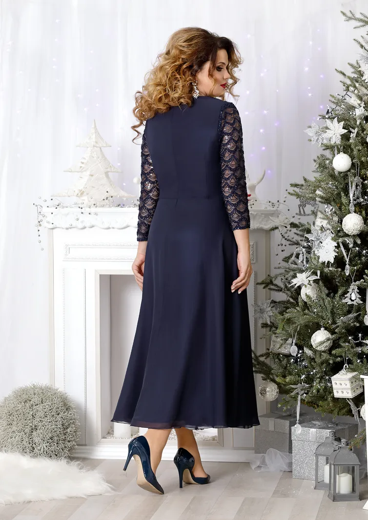 Платье Mira Fashion арт. 3978-4 син