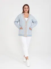 Sweter BONADI #2232 goluboj