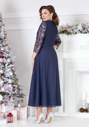 Платье Mira Fashion арт. 3978-7 син