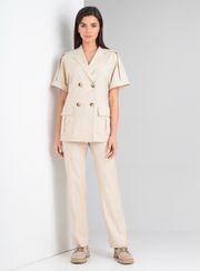 Костюм Vilena-fashion арт. 802 кремовый